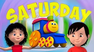 боб поезд | выходные песни для детей | детские стишки | Bob Train Weekend Song For Kids