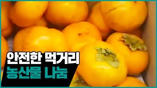 안전한 먹거리, 농산물 나눔