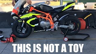 Ohvale GP-0 190cc Daytona - On A Go-Kart Track!