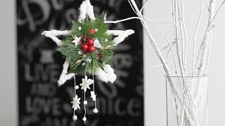 DIY Новогоднее украшение своими руками: ЗВЕЗДА. Идея Pinterest