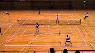 群馬インドアソフトテニス大会男子決勝