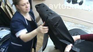 Установка авточехлов «B&M» на сиденья автомобиля "Ленд Крузер Прадо150" рестайлинг с 11.2017 г.