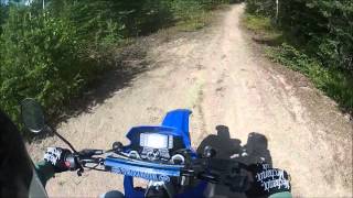 Driving Yamaha DT50 offroad w/ GoPro HD Hero2