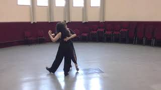 Marina Ventarron & Anna Morisot -- Tango Improvisation in Paris