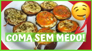 PIZZA de BERINJELA Fit - Receita SUPER Deliciosa e SAUDÁVEL Para o ALMOÇO de Domingo!