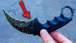 Керамбит с алиэкспресс! Космический керамбит из CS GO! Посылка из Китая!