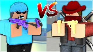 1V1 AGAINST ARSENAL PRO IN BIG PAINTBALL! (ROBLOX)