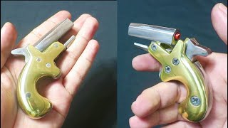 DIY How to Made Mini Cap Gun Shoot metal Ball