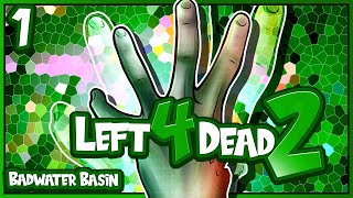 SG-1 Plays - Left 4 Dead 2 Custom Map - Badwater Basin 1/2