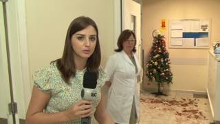 Parte do teto do PS do Hospital Santa Isabel desaba