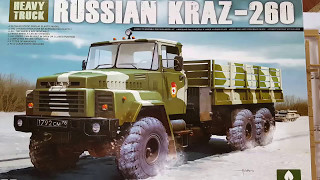In box plastic model Heavy Truck Russian Kraz-260 - Takom 2016