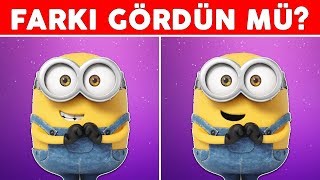 Beynini İkiye Bölecek 25 Fark Bulmacası - Göz Testi