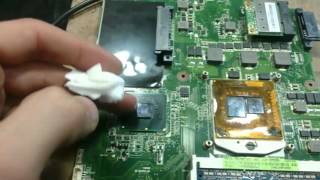 ASUS P52F Chipset Problemi | HM55 Reball отвал чипсета