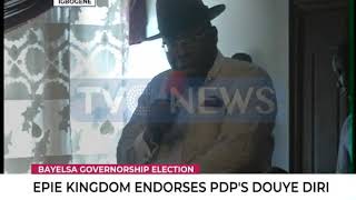 Epie kingdom endorses PDP's Douye Diri for Bayelsa Governorship election