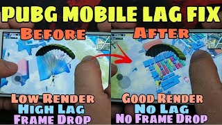 How To Fix Lag in Pubg Mobile | Lag Fix 2GB Ram | Render Lag Fix | Low End Devices | No Ban