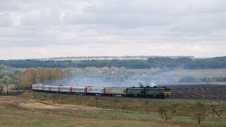 2ТЭ10М-3156 (Чуфарово) / 2TE10M-3156 (RZD, Chufarovo)