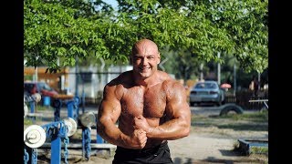 Качалка в Гидропарке. Тренировка спины + трицепс-бицепс