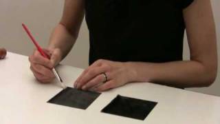 Techniques to apply glue on the latex sheeting
