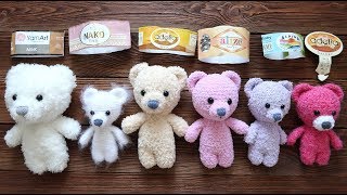 Обзор пушистой пряжи: Mink, nako paris, softy, adelia, alpina