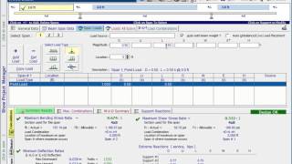 SEL : Wood Beam Design Module