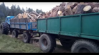 ПОСМОТРИТЕ ЧТО МОЖЕТ МАЛЕНЬКИЙ Т-40 НА КОЛЕСАХ ОТ КОМБАЙНА