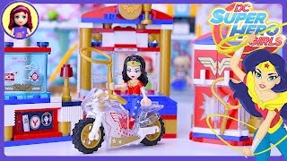 LEGO DC Superhero Girls Wonder Woman Dorm Build Review Silly Play Kids Toys