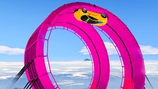 WORLD'S BIGGEST LOOP RACE! (GTA 5 Funny Moments)