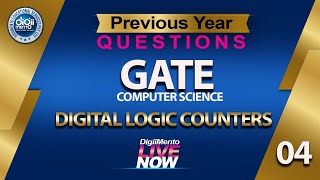 GATE Computer Science Previous Year Solutions - Digital Logic - Counters