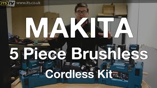 Makita Ultimate 18v Brushless Cordless Li-ion 5 Piece Kit | ITS