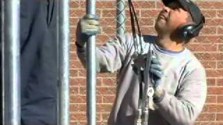 Installation of new chain link fence
