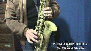 MOLIENDO CAFE NOTAS PARA SAX ALTO