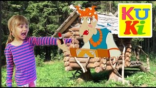 Игровые СКАЗОЧНЫЕ ДОМИКИ для детей ИЗБУШКА БАБЫ ЯГИ ТЕРЕМОК сказки для детей