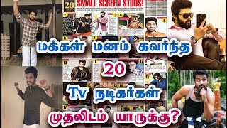 டாப் 20 டிவி நடிகர்கள் | Most Desirable Men on TV 2019