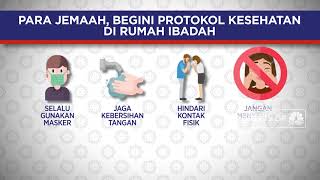 Para Jemaah, Begini Protokol Kesehatan di Rumah Ibadah