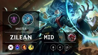 Zilean Mid vs Katarina - KR Master Patch 9.13