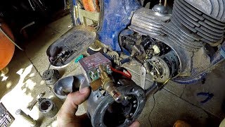 Dobíjení JAWA-ČZ 175, 250, 350 / Elektronický regulátor dobíjení AEV / Dynamo 6V 45W / ČÁST 1