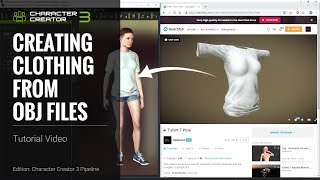 Character Creator 3 Tutorial - Creating Clothing from OBJ Files