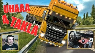 ETS 2 MP 4 TAKLA ATTIM!!!(YIKILMADIM) LOGİTECH G27 Ekip