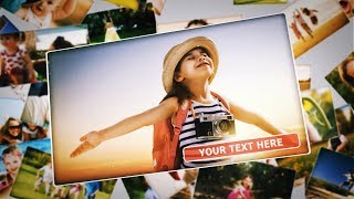 Upbeat 3D Photo Slideshow | After Effects Template