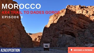 Todra Gorge via 4x4 trail in Morocco