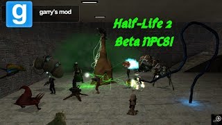Gmod Mod Reviews: Half-life 2 Beta SNPC's!
