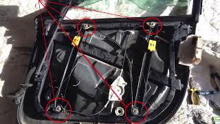 Ремонт стеклоподъемника Volskswagen Touareg GP 2007-2010