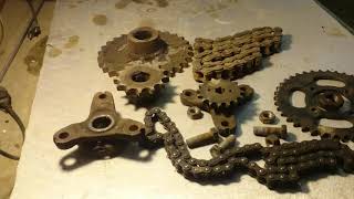 Трансмиссия минитрактора без токаря Mini-traktor transmission