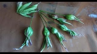 Как делать закрытые бутоны для цветов