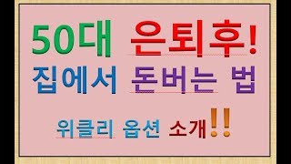 ●(378회) (50대 재테크 소개) 은퇴후 집에서 돈버는 법을 소개합니다... 최첨단 금융투자...목요일에 옵션 대박이 5 ~ 10배 터지는 경우가  많습니다..!!