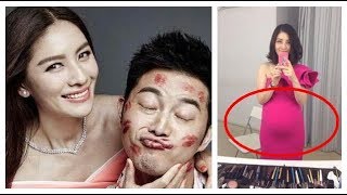 有喜! 沙溢曝老婆胡可怀孕大肚照, 宣布第三胎到来!