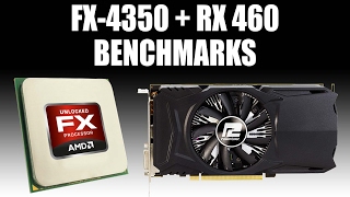 FX-4350 + RX 460 Benchmarks in 10 Games - GTA V, DOOM, Overwatch, Hitman, R6: Siege, Witcher 3