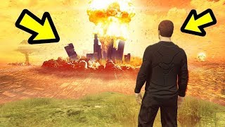 САМЫЙ МОЩНЫЙ ЯДЕРНЫЙ ВЗРЫВ В ГТА 5! - ЯДЕРНАЯ ВОЙНА - ГТА 5 МОДЫ GTA 5 ОБЗОР МОДА