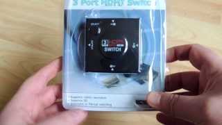 NewLinx 3 Port HDMI 1080p 3D Manual & Auto Switch Review