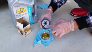 How to change oil filter for Subaru Impreza FB20 engine